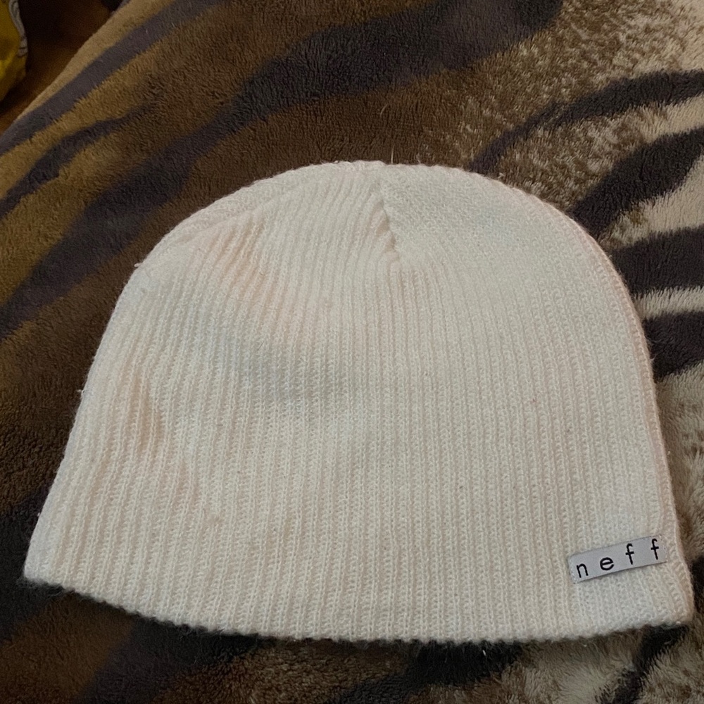 Neff Off-White Knit Beanie
